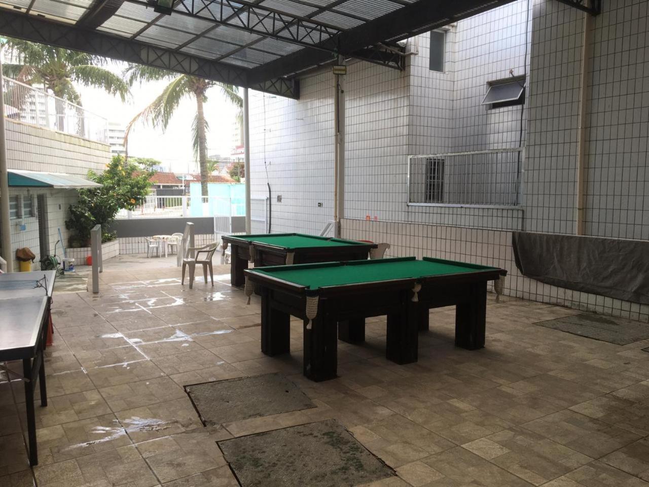 Apartamento Kitão pé na areia na Vila Mirim - Praia Grande/SP Exterior foto