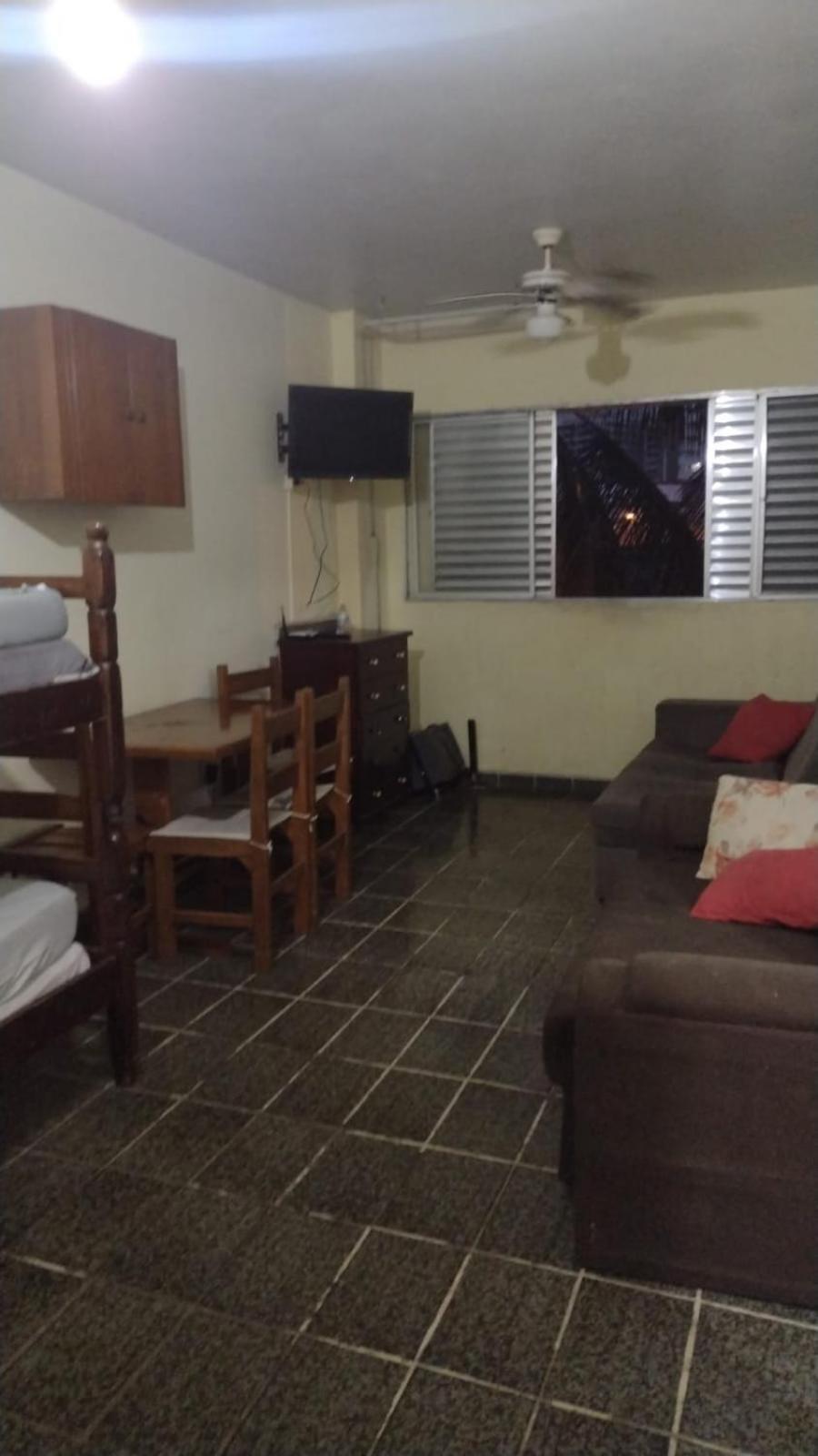 Apartamento Kitão pé na areia na Vila Mirim - Praia Grande/SP Exterior foto